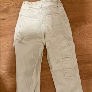 Abercrombie Casual Cream Cargo Pants